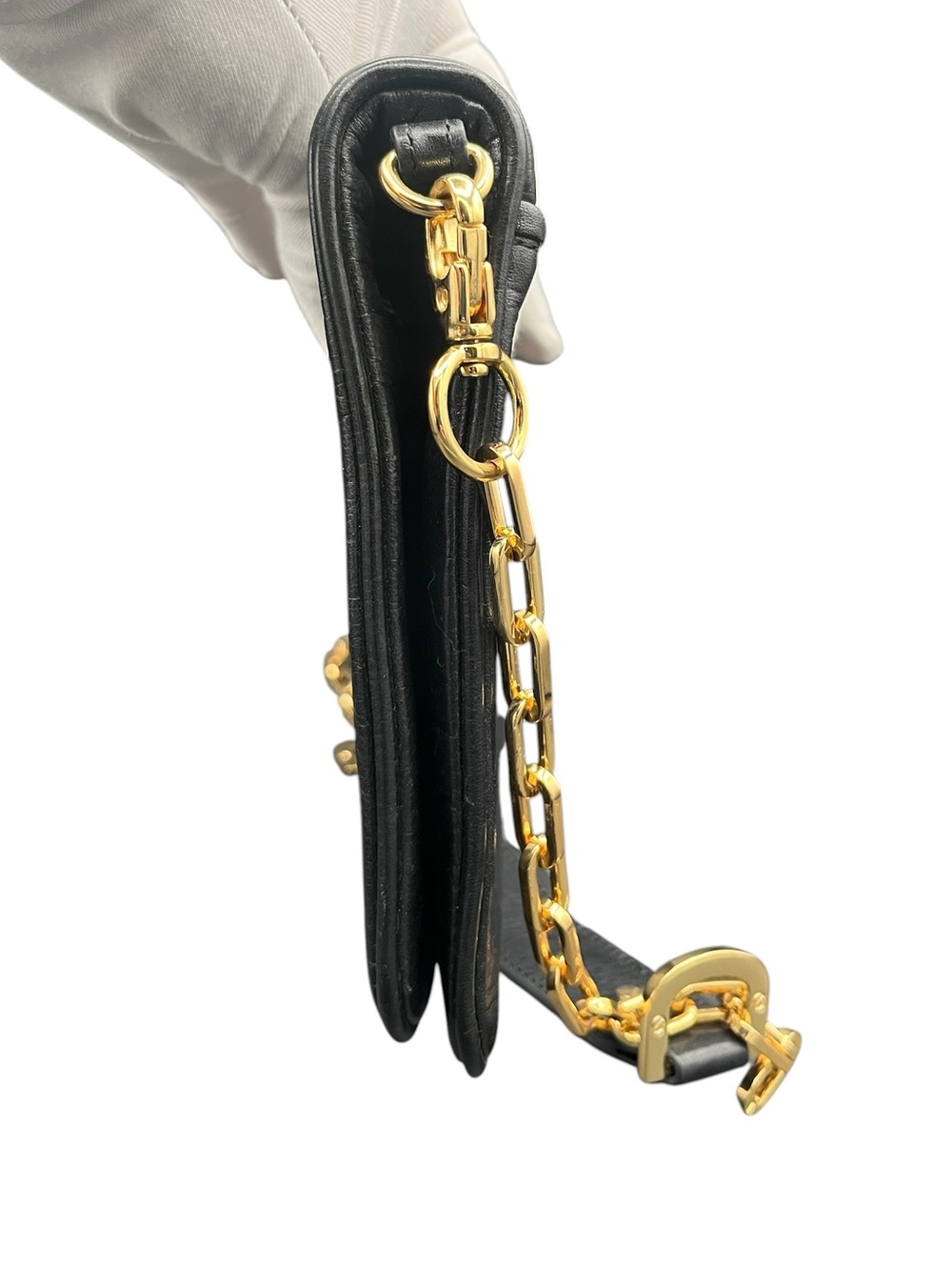 Tory Burch Black Leather Clutch - Picture 4 of 10